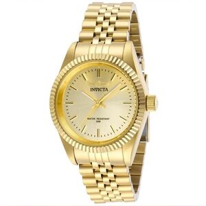 Invicta Gold Stainless Steel Watch